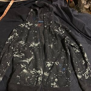 Cat & Jack Black and White Lightweight Camouflage Jacket